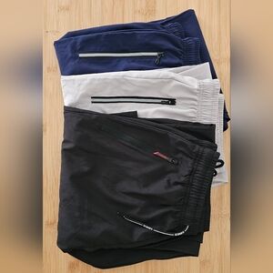 Women's Lightweight Joggers Set Of 3 - Black, Grey, Navy